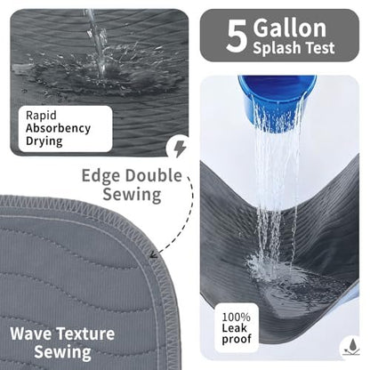 Accompagner Incontinence Bed Pads Washable – Size: 36x36 inches – generous coverage for most surfaces. – Image 6