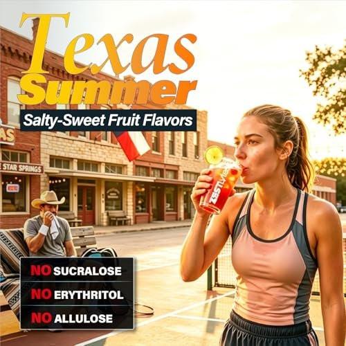 ZestLytes 40 Sticks Sport Hydration Sugar Free Electrolyte Packets, High Sodium Low Calorie Electrolyte Powder Drink Mix, Liquid Daily IV Flavors | Salty Watermelon Raspberry Lemon Orange - görsel 1