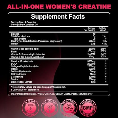 Creatine for Women, Creatine Monohydrate – Creatine Monohydrate: The most researched form of creatine, proven to – Image 13