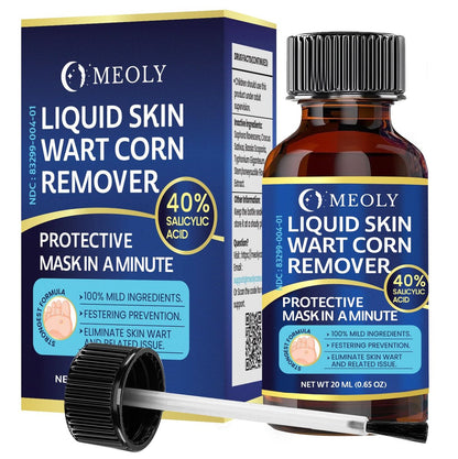 MEOLY Fast-Acting Wart Remover: 40% – Maximum Strength Formula: With 40% salicylic acid, this wart remover – Image 1
