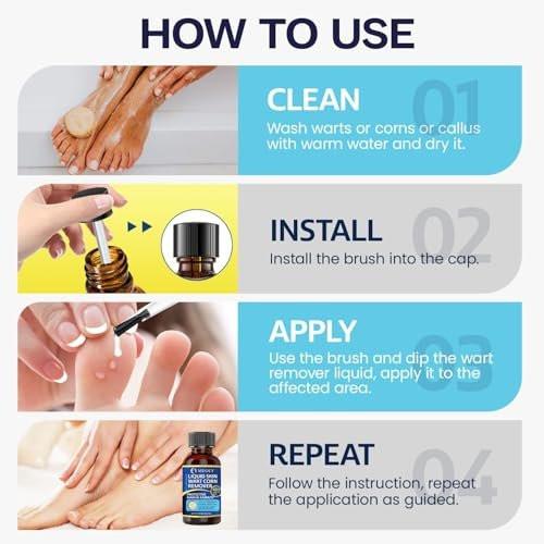 MEOLY Fast-Acting Wart Remover: 40% – Active Ingredient: Salicylic Acid 40% – Image 6