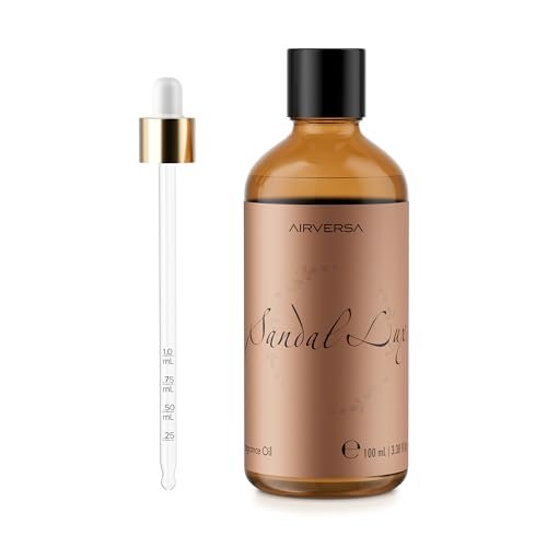 Airversa Diffuser Oil, Fragrance Oil 3.38 Fl Oz | 100 mL - Santal Lux - görsel 1