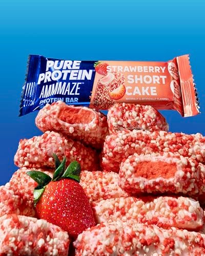 Pure Protein AMMMAZE Strawberry Shortcake – No Added Sugar: Sweetened naturally, these bars allow you to enjoy a – Image 12