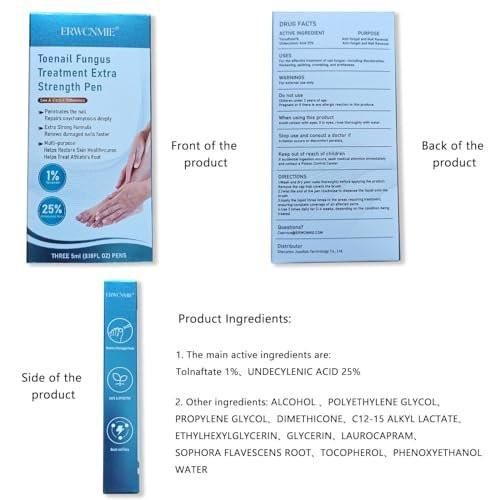 Toenail Fungus Treatment Extra Strength, Fungi Nail Pen, 25% Undecylenic Acid, Ingrown Toenail Treatment, Repairs Yellow Thick Brittle Toe and Foot Fungus Treatment Extra Strength - 6Pcs - görsel 5