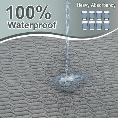 Washable Underpads (34x36 Inch) - Waterproof Reusable Bed Underpads, Heavy Absorbency Incontinence Bed Pads for Adults, Kids, Elderly, and Pets, Leakproof & Non-Slip Mattress Pad for Bedwetting