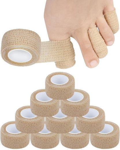 Snqqmtt 10 PCS Toenail Bandages Women Men for Toe Protector, Toe Caps & Toe Covers Bandages Set for Missing Falling Off Toenail, Toe Cushions for Pain Relief, Ingrown Toenail Treatment
