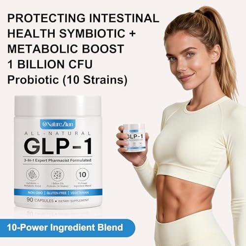 GLP-1 Supplement - Multiple Prebiotic & Probiotic for Appetite & Metabolic Support, GLP1 Activate Natural Formula - 90 Capsules - görsel 14