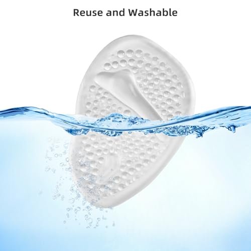 Ball of Foot Cushions, Metatarsal Pads Women, Forefoot Pads Stop Feet from Sliding Forward, Non-Slip Weight Shifting Comfort Insoles Inserts Pad for High Heel Shoes (Clear, one Size fits All) - görsel 11