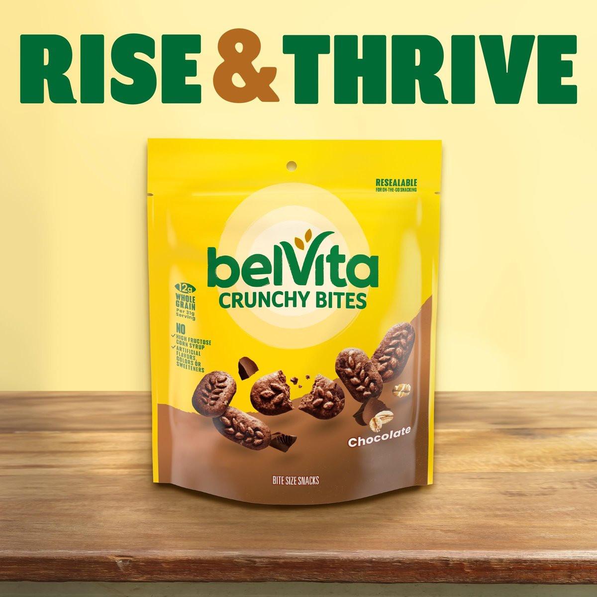 belVita Bite Size Snacks, Chocolate Crunchy Bites, 6-5 oz Bags - görsel 13