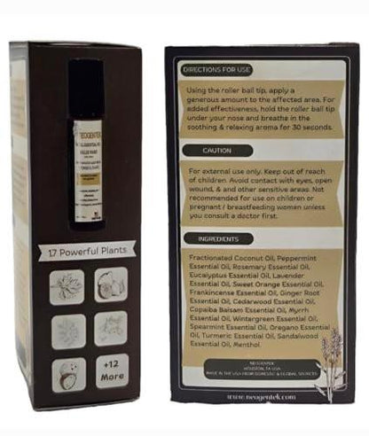 Royal Aches & Pains Essential Oil Blend | Crafted Blend of 17 Powerful Essential Oils | Made in USA | Natural Comfort & Relaxation – Aromatherapy Roll-On for Muscles & Joints, Headache, Sinus – 10ml