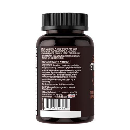 Mushroom Gummies with Ashwagandha - 350mg 10-in-1 Mushroom Blend - Lions Mane, Cordyceps, Reishi, Chaga, Turkey Tail, Maitake, Shiitake - Gelatin Free, Vegetarian - 60 Count (2 Per Serving) - görsel 14