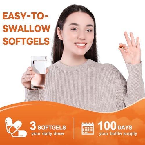 Pumpkin Seed Oil with Saw Palmetto Softgels, 3000mg Per Serving, 300 Softgels | Cold-Pressed with Essential Fatty Acids & Phytosterols | Supports Hair, Urinary, Bladder & Prostate Health | Non-GMO - görsel 14