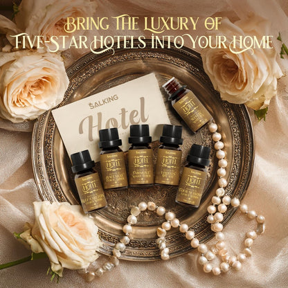 SALKING Hotel Diffuser Oil, Luxury Hotel Fragrance Oil Gift Set, Premium Essential Oil for Diffuser Inspired by The Most Popular 5-Star Scents, Holiday Gifts