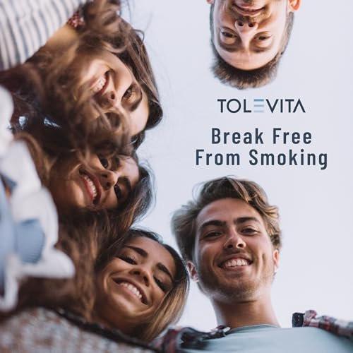 TOLEVITA Anti-Smoke Herbal Patches – Circle Shape 3mg (Blue), Quit Smoking Patches to Help Reduce Cravings | Herbal Stop Smoking Aid for a Healthier Lifestyle - 30 Patches - görsel 3