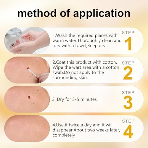 MORKORIA Wart Remover, Bee Venom Wart Removal Cream, Bee Venom Skin Restoration Cream, Salicylic Acid Wart Remover, Suitable for Use On The Face, Neck and All Areas of The Body (1Pcs) - görsel 9