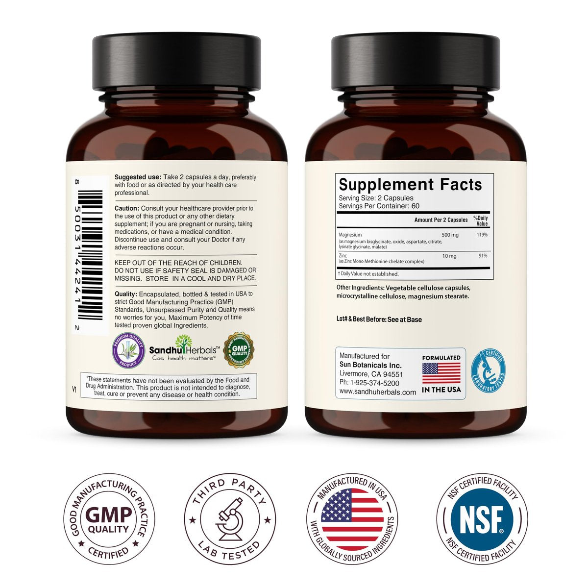 Complete Magnesium Complex 500mg for Women & – Six Forms of Magnesium: Each capsule combines glycinate for – Image 16