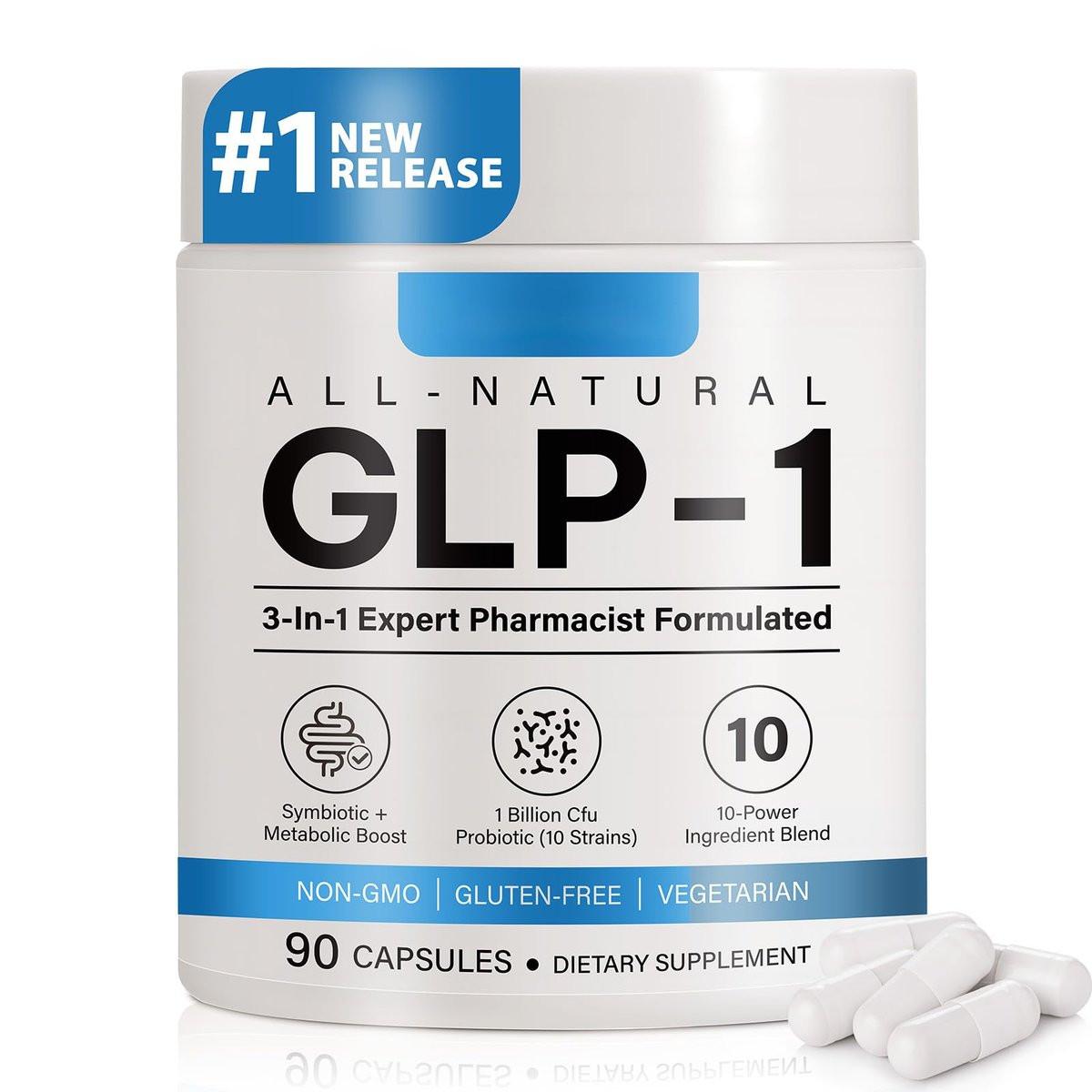 Bivinke GLP-1 Supplement for Women and Men, Hunger & Metabolism Support - Support GLP1 Naturally, with Prebiotic & Probiotic Blend (90 Capsules) - görsel 9