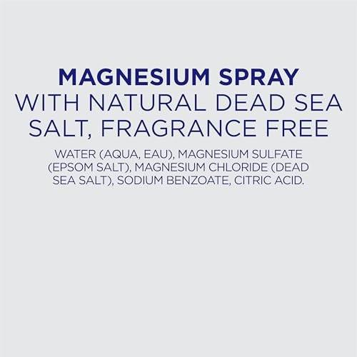 Dr Teal's Topical Magnesium Spray with Natural Dead Sea Salt, Fragrance Free, 8 fl oz (Pack of 2) - görsel 8