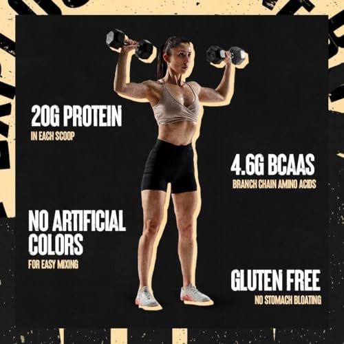 Animal 100% Whey Protein Powder Samples & 25oz BPA Free Shaker Bottle – Real Instant Iced Coffee Whey + 20g of Protein, 120mg of Caffeine Meal Replacement with BCAA – Cold Brew Latte, 3 Single Packets - görsel 3