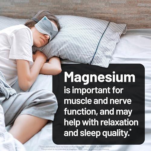NatureWise Magnesium Glycinate 550mg + High-Dose 10000 IU Vitamin D3 K2 100 mcg - D3 K2 Magnesium Supplement - Chelated for High Absorption - Bone Support - Non-GMO, USA Manufactured - [30-Day Supply] - görsel 8