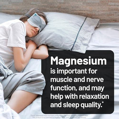 NatureWise Magnesium Glycinate 550mg + High-Dose 10000 IU Vitamin D3 K2 100 mcg - D3 K2 Magnesium Supplement - Chelated for High Absorption - Bone Support - Non-GMO, USA Manufactured - [30-Day Supply]