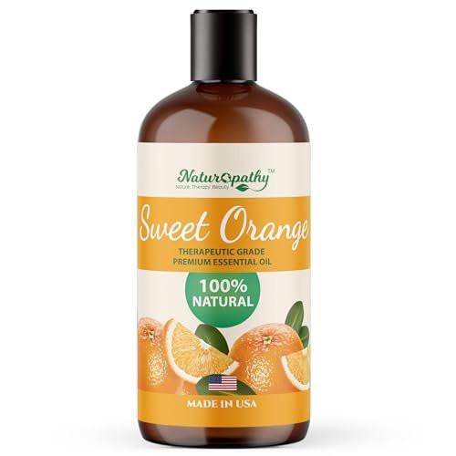 Naturopathy Sweet Orange Essential Oil Therapeutic Grade Premium Quality Oil - Huge 16 fl. Oz - Perfect for Aromatherapy and Relaxation - görsel 6