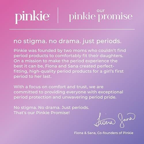Pinkie Organic Tampons for Teens & Adults - 100% Cotton Core Adapts to Your Body - Slim BPA-Free Applicator for Comfortable Insertion - Chlorine, Fragrance, Dye & Rayon Free - Light/Regular, 36 Count - görsel 1