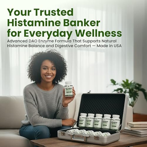 Velluré DAO Enzyme Supplement Histamine Blocker, 30,000 HDU Diamine Oxidase for Histamine Intolerance & Fermented Foods, Gut & Digestive Support with Quercetin, Magnesium & Vitamin C, 60 Capsules - görsel 6