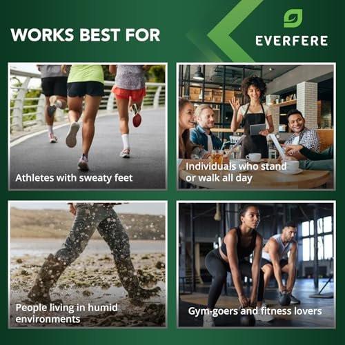 EVERFERE 22% Undecylenate Complex Antifungal Cream: Treats Most Athlete’s Foot, Jock Itch & Ringworm, Relieves Itching, Burning, Scaling & Cracking - Fungus Cream for Sensitive Skin, 60g Glass Jar - görsel 9