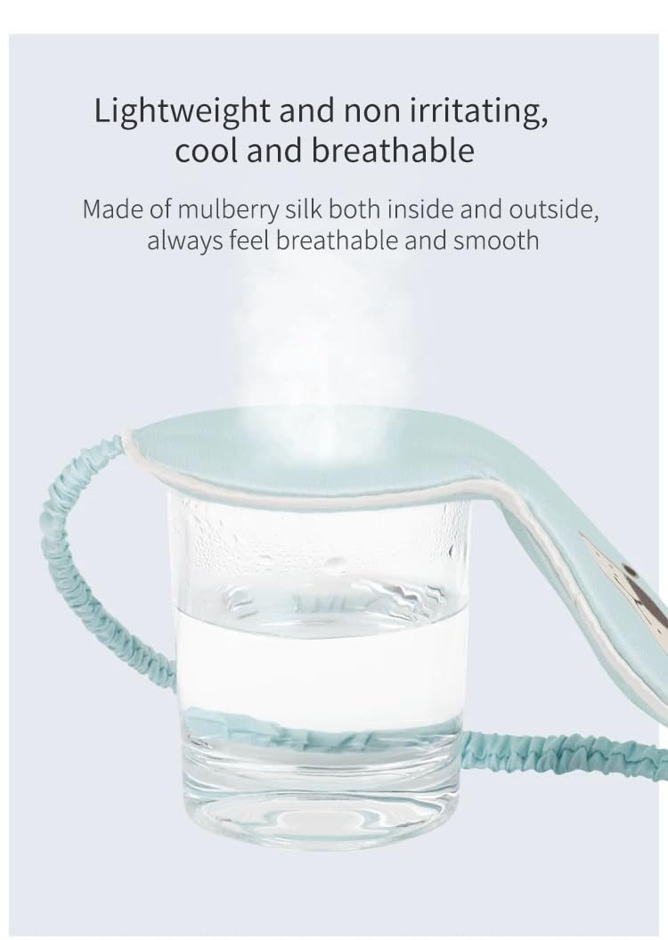 Orose Kids Silk Sleep Mask Cute Adjustable Original Design for Boys & Girls, Double-Sided Mulberry Silk, Cartoon Pattern, Toddler Eye Mask (Strawberry) - görsel 2