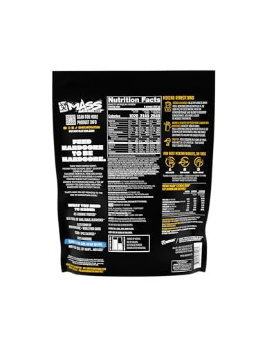 Mutant Mass Extreme 2500 – High Calorie Mass Gainer Whey Protein Powder for Muscle Building and Weight Gain – Clean Calories with Whole Food Carbs - Vanilla Ice Cream 2.2 lb - görsel 3