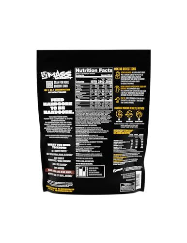 Mutant Mass Extreme 2500 – High Calorie Mass Gainer Whey Protein Powder for Muscle Building and Weight Gain – Clean Calories with Whole Food Carbs - Triple Chocolate 2.2 lb - görsel 1
