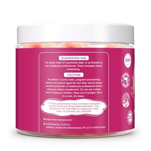 Migcopat 10G Fiber Gummies with Collagen – Collagen Peptides: Promotes youthful skin, strong hair, and healthy – Image 15