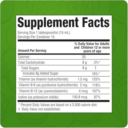 Rabano Yodado Ionized Radish Dietary Liquid Supplement with Iodine, Vitamin B1, B6 & B12, Wellness & Digestive Support, Helps Maintain Natural Energy & Nutrient Balance, 8 Fl Oz, Pack of 2 - görsel 9