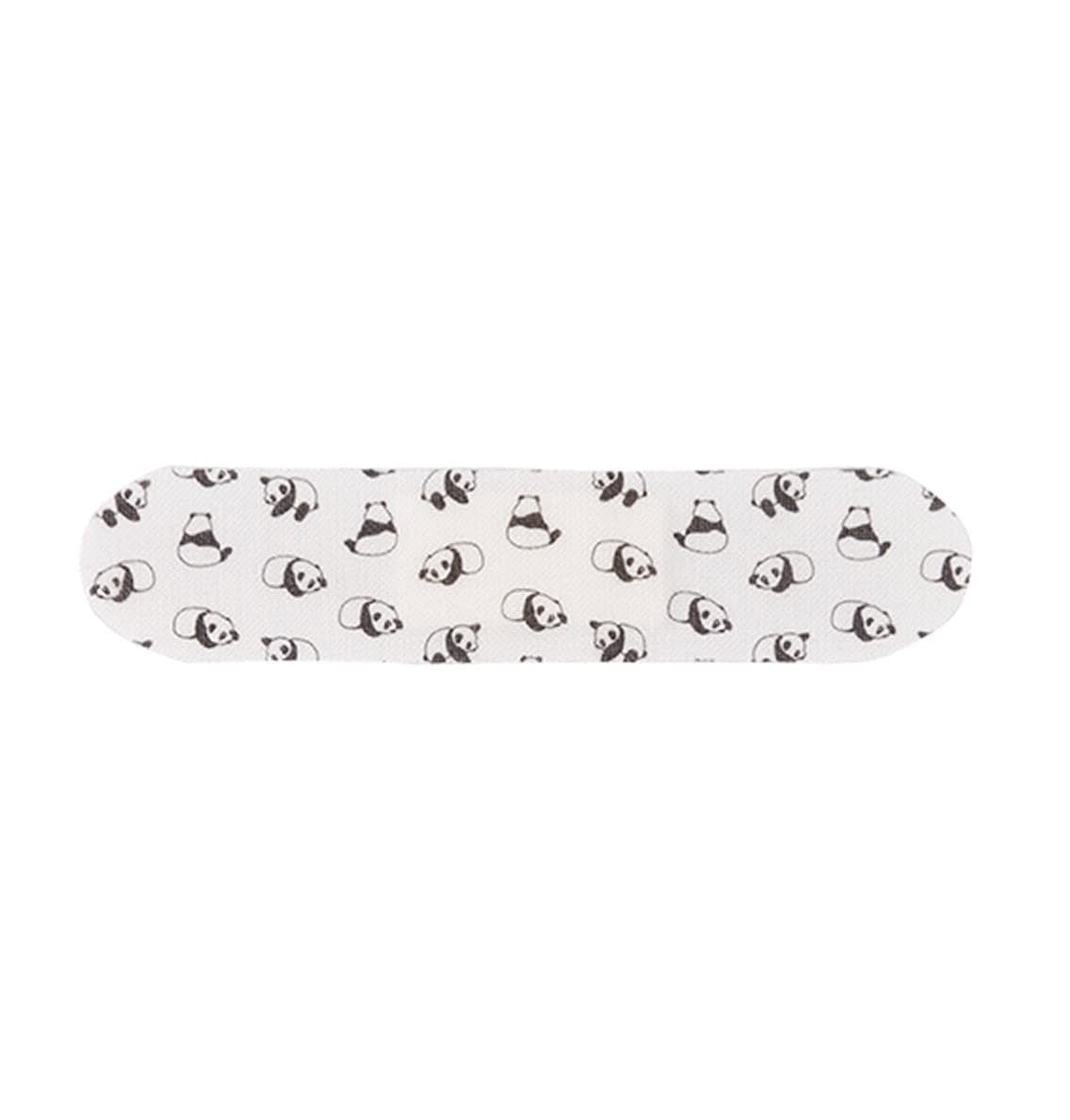 PATCH Eco-Friendly Bamboo Adhesive Sensitive Skin Bandages with Coconut Oil, Hypoallergenic Bandages for Sensitive Skin, Cute Kids Panda Print, Biodegradable, Plastic & Latex Free, 20pk - görsel 9