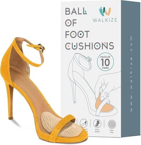 Walkize Metatarsal Pads Women | Heel Inserts – All-Day Comfort: Made from high-quality polyurethane, these pads – Image 1
