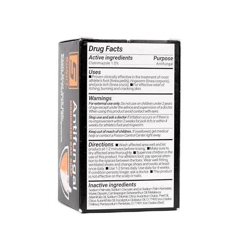 Solpri Shield 1% Clotrimazole Antifungal Soap Bar with Tea Tree Oil - Medicated Relief for Athlete's Foot, Jock Itch, Ringworm - Foot Soap for Skin Fungus 4 oz (2-pack) - görsel 3