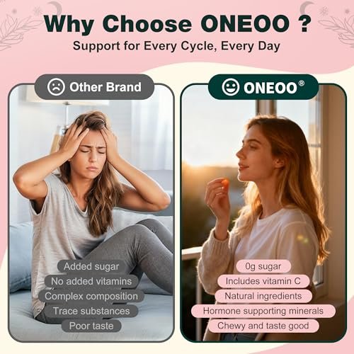 Oneoo Feminine Balance Gummies - Premium Balance Gummies for Women's pH Health, Feminine Gummy for Immune & Energy Support, Vegan, Gluten-Free, Hawaiian Pineapple, 60 Count - görsel 12