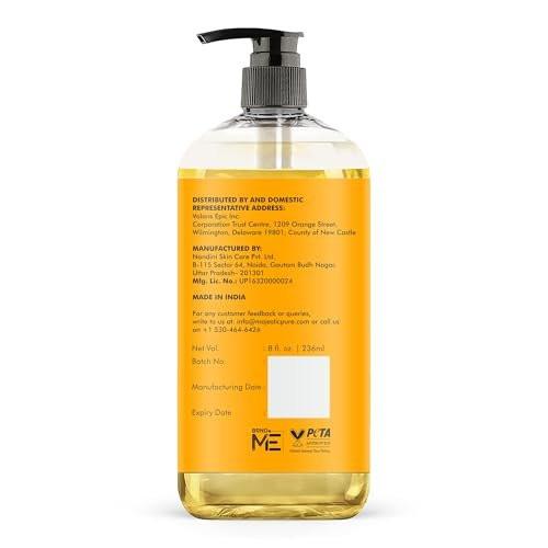 Majestic Pure Oil - 100% Pure and Natural- Cold Pressed & Hexane Free Natural Hair Growth Oil for Eyelashes, Eyebrows, Skin, Body, Face, Nails & Scalp - Vitamin E Oil with Argan Oil 8 Fl Oz - görsel 9