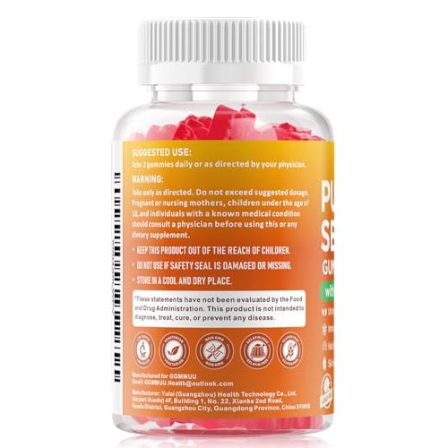 Pumpkin Seed Oil Gummies with Saw Palmetto, 1000mg Per Serving Pumpkin Seed Oil Supplement for Hair Growth, Skin Health, High Pure Extract for Women & Men, Vegan, Raspberry Flavor, 60 Count - görsel 12