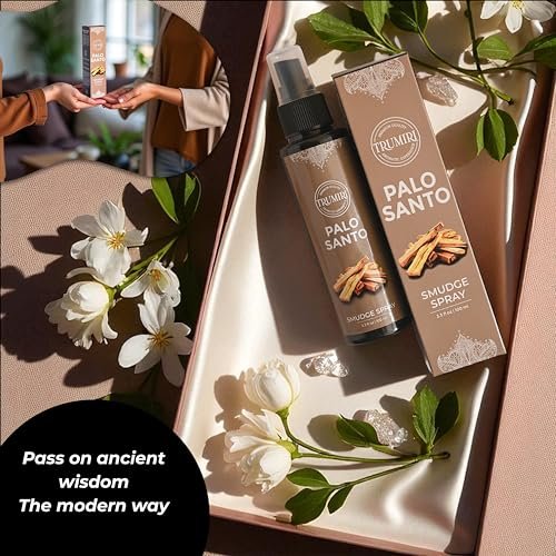 TRUMIRI Palo Santo Spray for Negative Energy Cleansing of Home - Non Toxic Natural Room Spray Made with Palo Santo Essential Oil - Safe Body Mist for Smudge Kit - görsel 3
