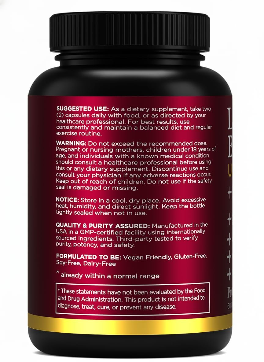 Premium Select Nutrition Liposomal Berberine HCL Capsules Supplement for Men and Women - 60 Capsules, 30 Servings - Third Party Tested, Made in USA - görsel 13