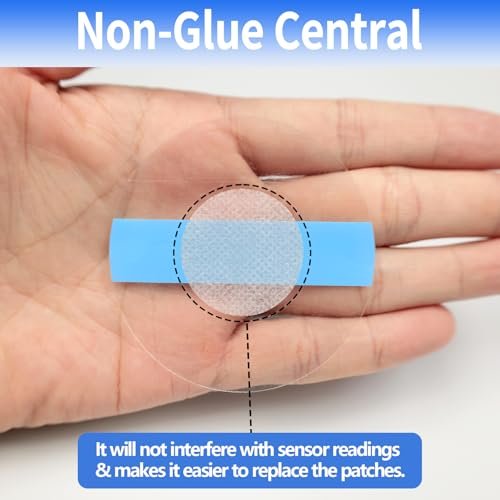 funpatch 100Pack Freestyle Sensor Covers for Libre 3 Plus, Waterproof Libre 3 Plus Sensor Covers CGM Tape Transparent Full Cover Patch Hypoallergenic Latex-Free Long Stay for 15 Days - görsel 8