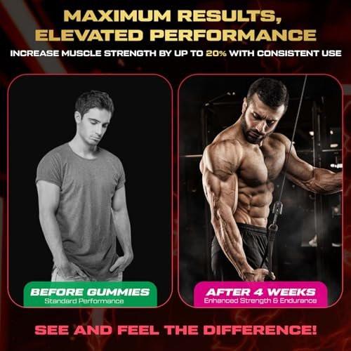 Creatine Monohydrate Gummies for Men & – BCAA 2:1 (Leucine, Isoleucine, Valine): The optimal ratio to stimulate – Image 9