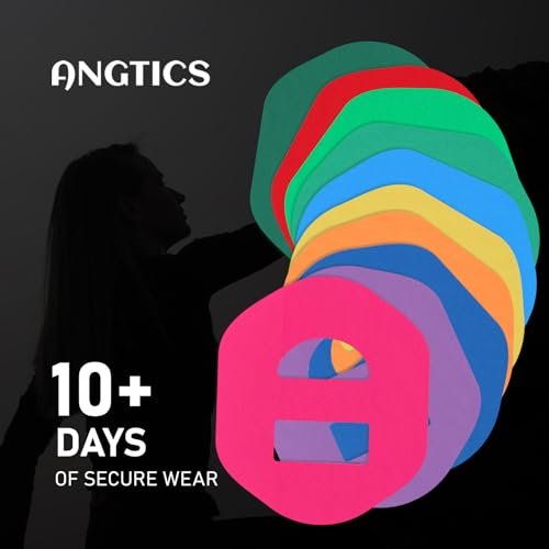 ANGTICS 30 Pack Omnipod 5 Adhesive Patches, Waterproof Pre-Cut Overpatches, Hypoallergenic & Breathable CGM Sensor Covers, Latex-Free Glucose Sensor Patch Long Stay for 10 Days+ (Multicolor) - görsel 7