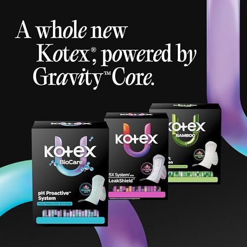 Kotex BioCare Ultra Thin Pads with Wings, Regular Absorbency, 84 Count (3 Packs of 28) - görsel 11
