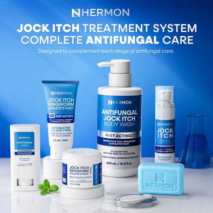 Hermon Jock Itch Cream: Ringworm Treatment – Gentle on Skin: Designed for sensitive areas, the cream is – Image 11