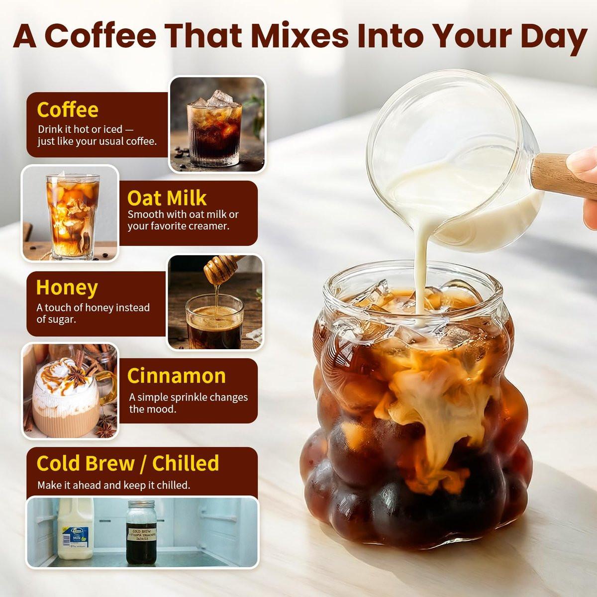 WepBio Mushroom Coffee - 11 in 1 Mushroom Blend with Lions Mane, Ashwagandha KSM-66 & L-Theanine Instant Mushrooms Coffee Packets for Energy, Focus & Digestion Sugar-Free 16 Servings Variety Pack - görsel 15
