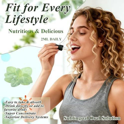 Oil of Oregano with Black Seed Oil, 7-in-1 Organic Oregano Oil Drops W/Garlic Elderberry Olive Leaf, Carvacrol & Thymol*丨Natural Herbal Supplements for Seasoning Immune, Antioxidant Support丨Vegan