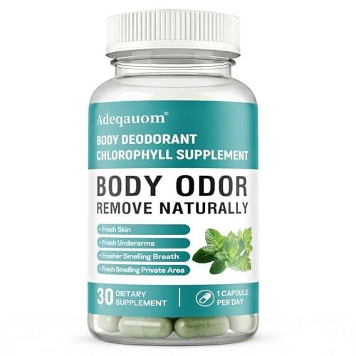 Chlorophyll Capsules Internal Body Deodorant Supplement for Women and Men for Gut Health, Fresh Breath, Skin Health, Detox & Digestion Support, Natural Odor Remove, Vegan, Non-GMO-30 Capsules - görsel 16